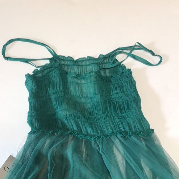 NWT Free People FP ONE Princess Smocking Slip Mini Dress Rare Holy Grail New Sm - Picture 12 of 16